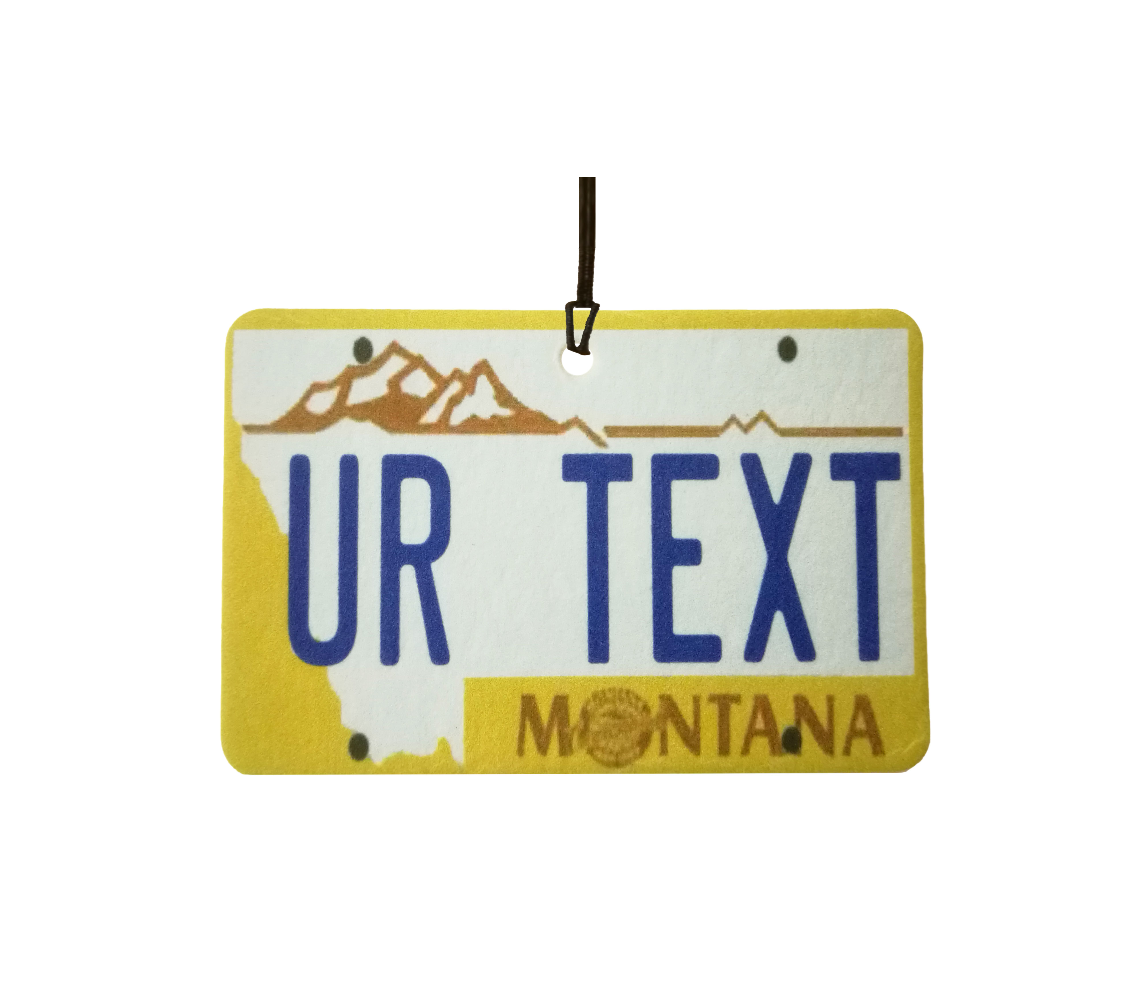 Personalised Montana License Plate