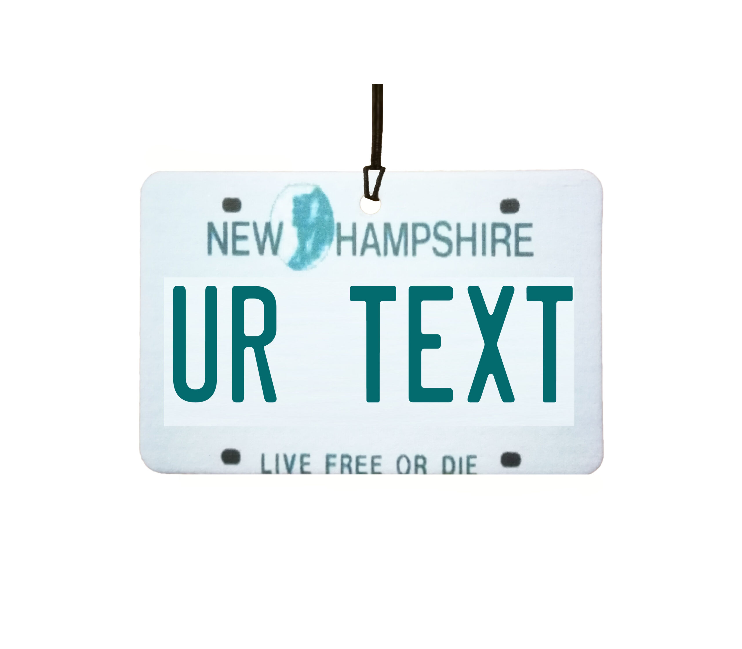 Personalised New Hampshire License Plate