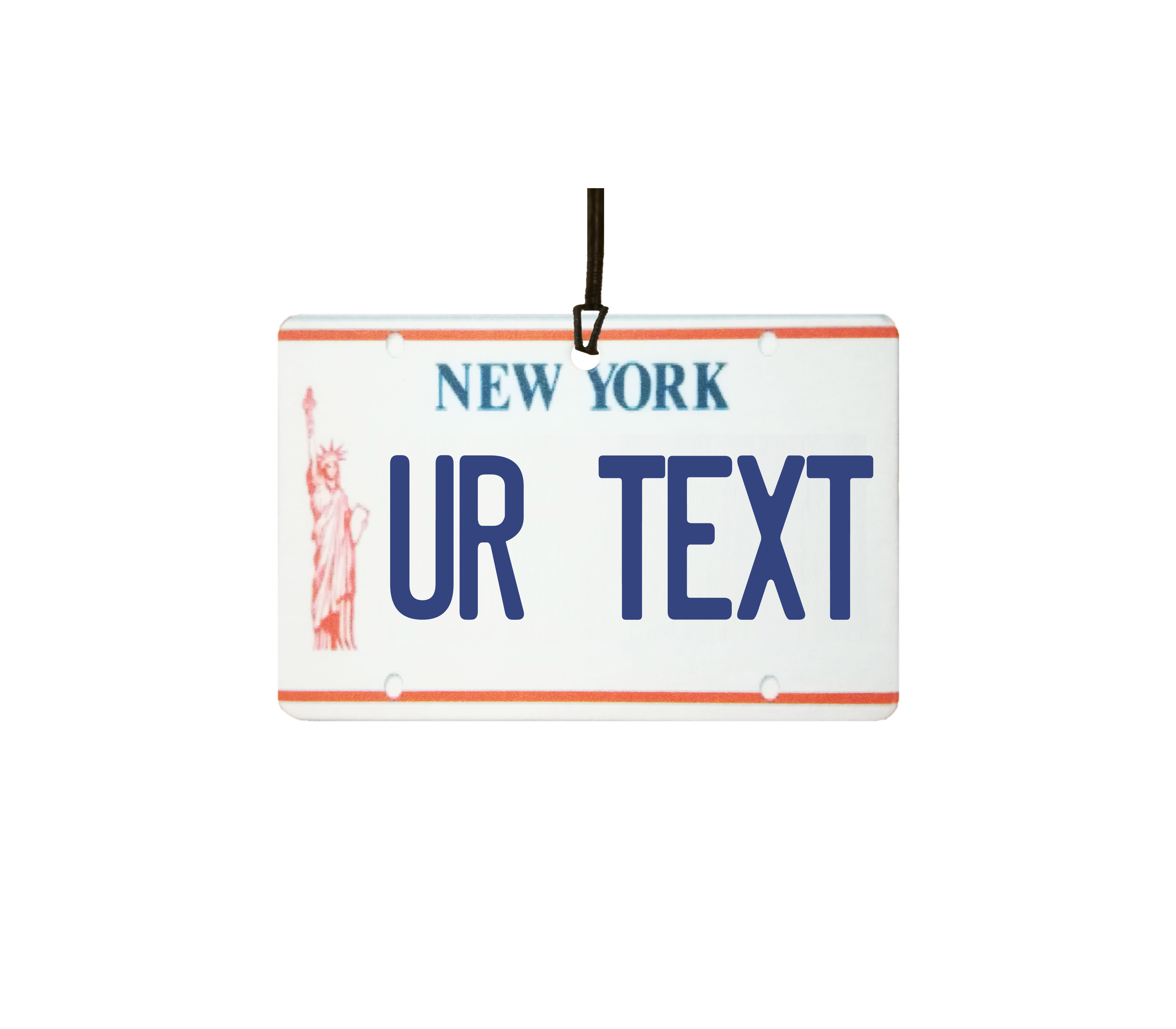 Personalised New York License Plate