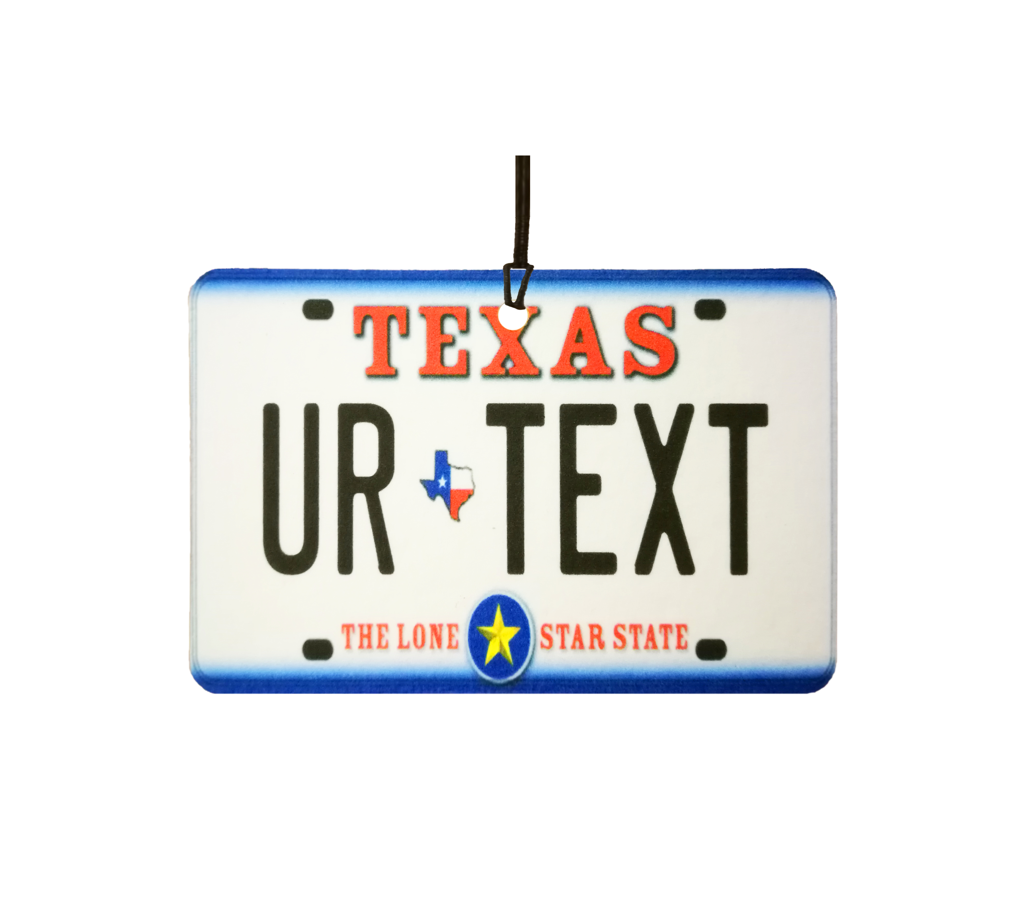 Personalised Texas License Plate