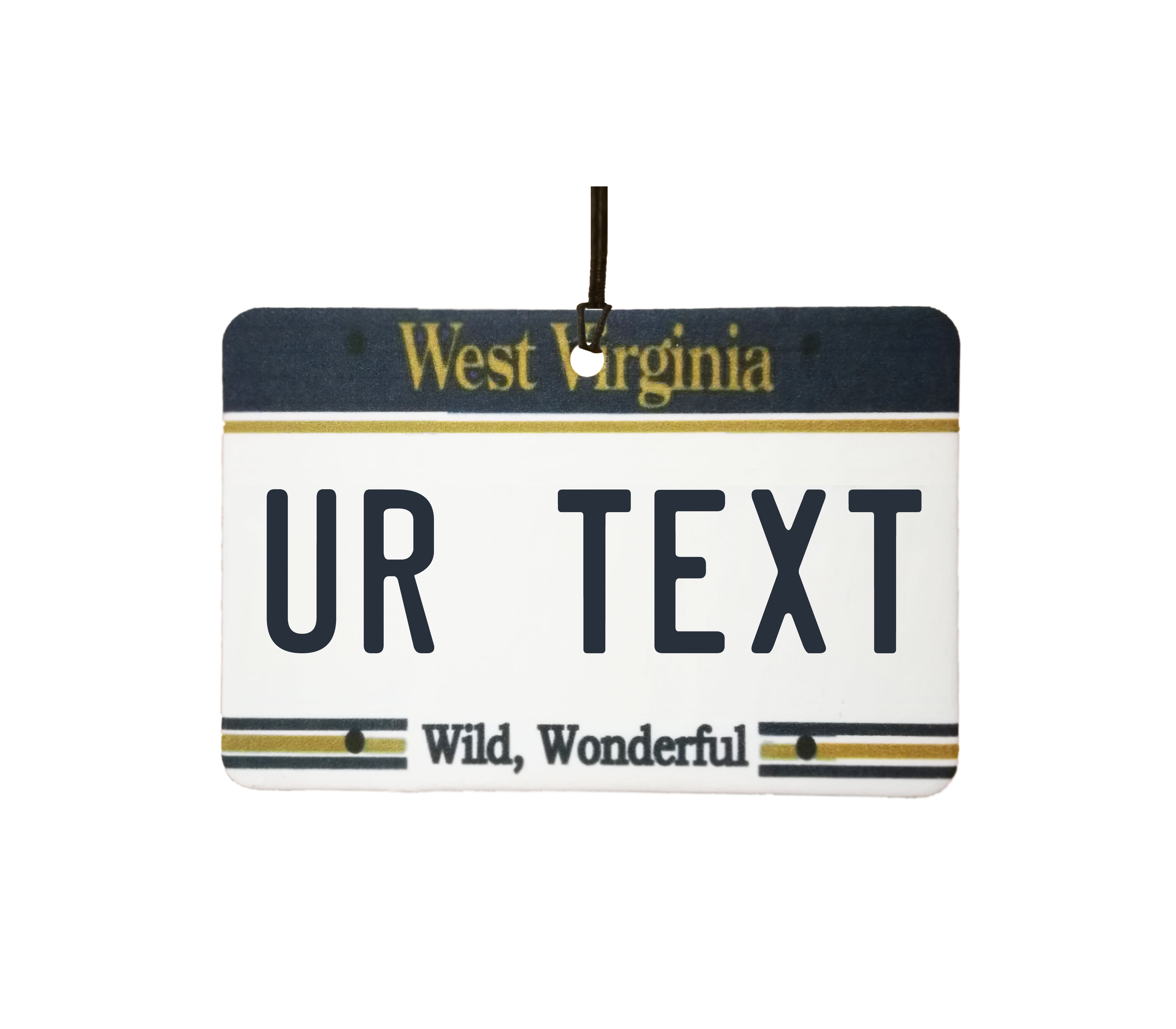 Personalised West Virginia License Plate