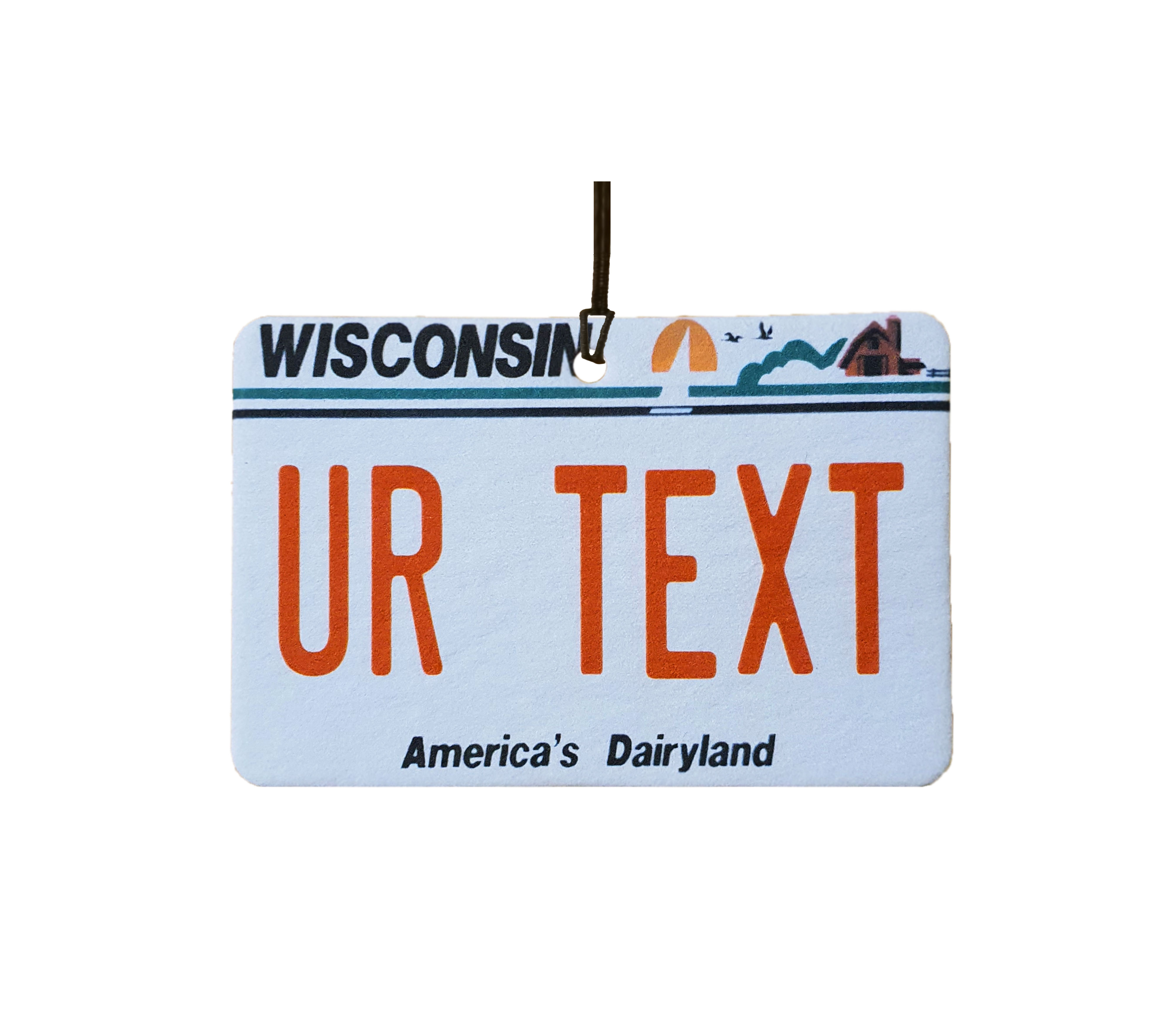 Personalised Wisconsin License Plate