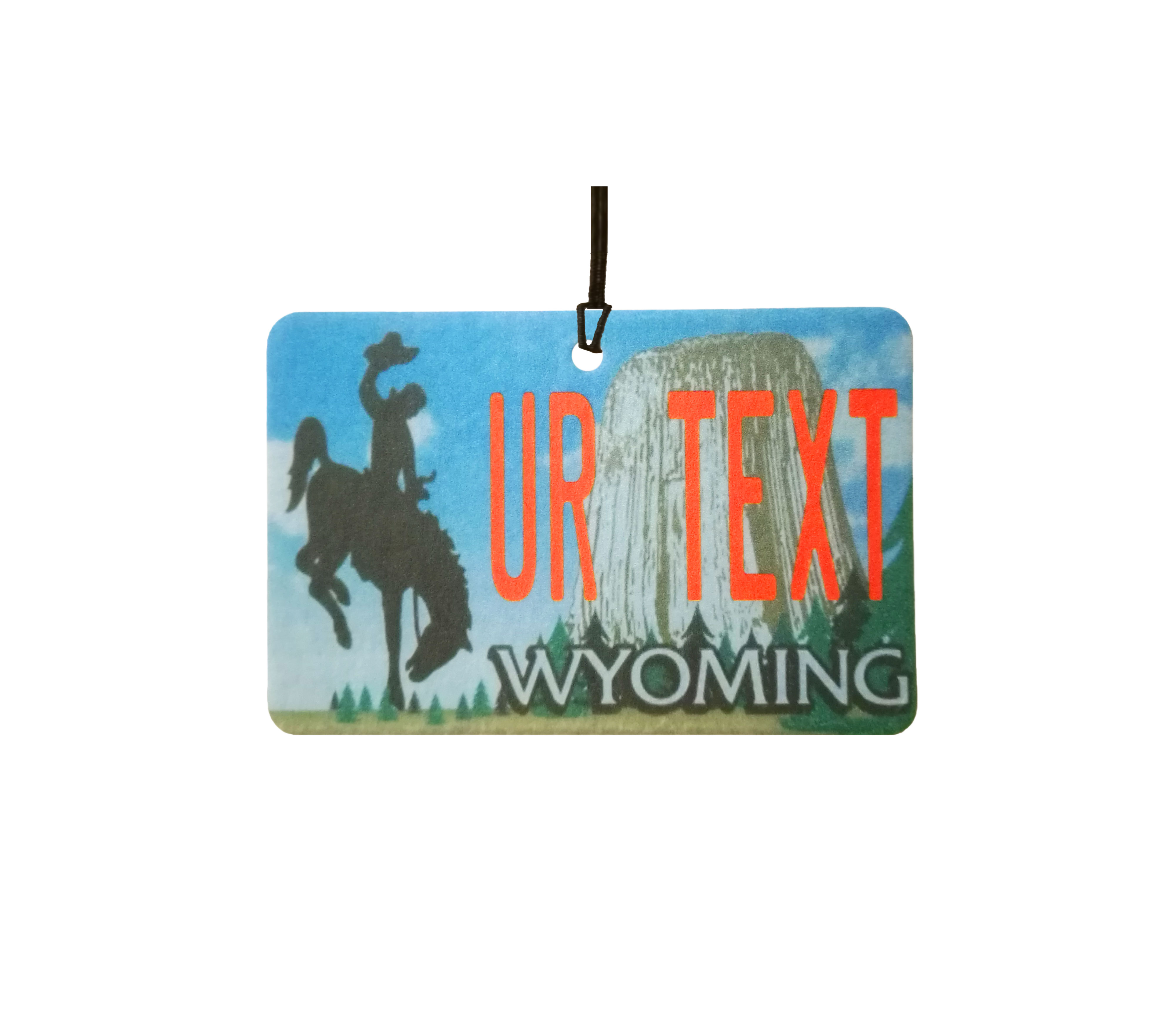 Personalised Wyoming License Plate