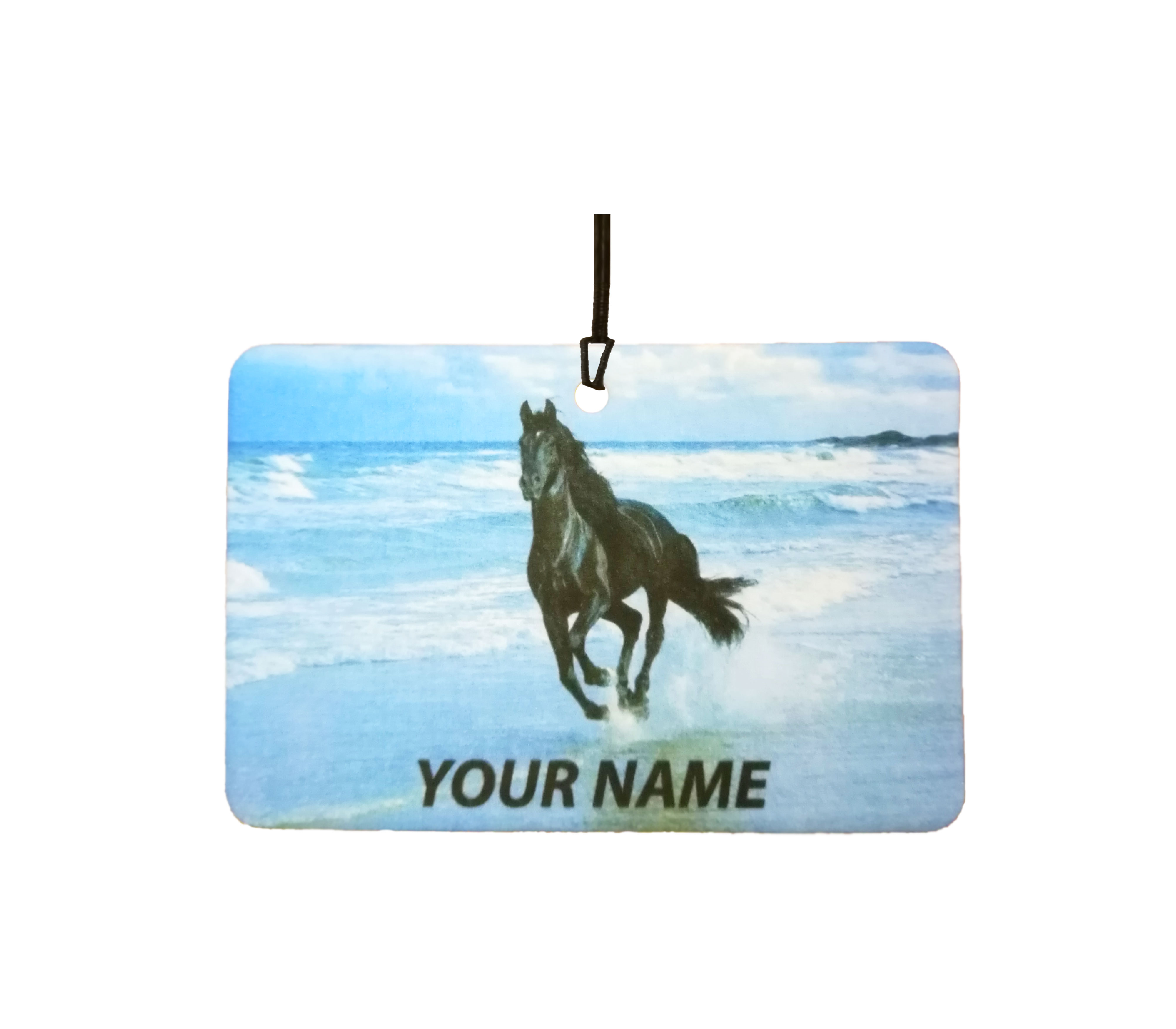 Personalised Black Horse