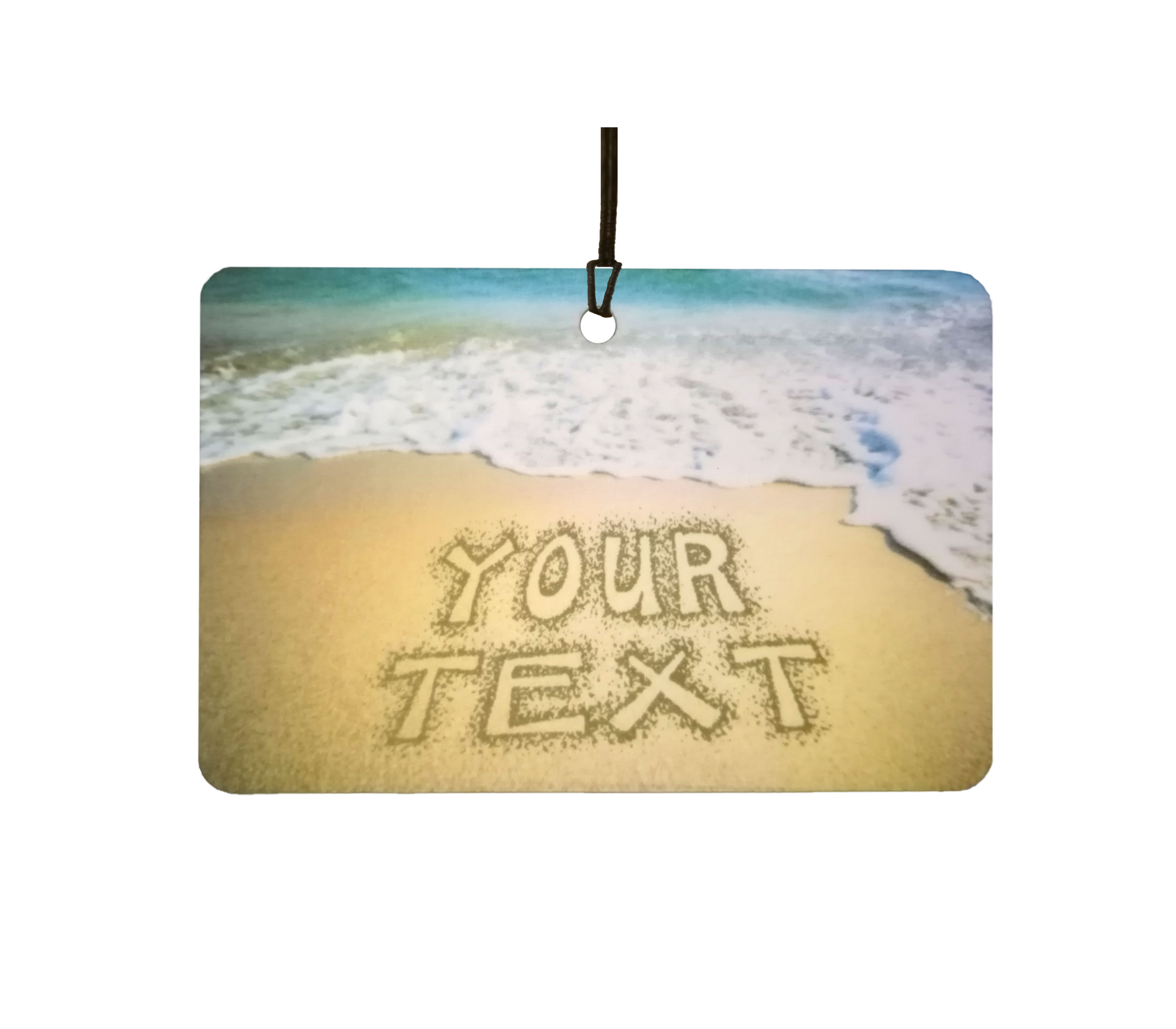 Personalised Beach Sand Writing