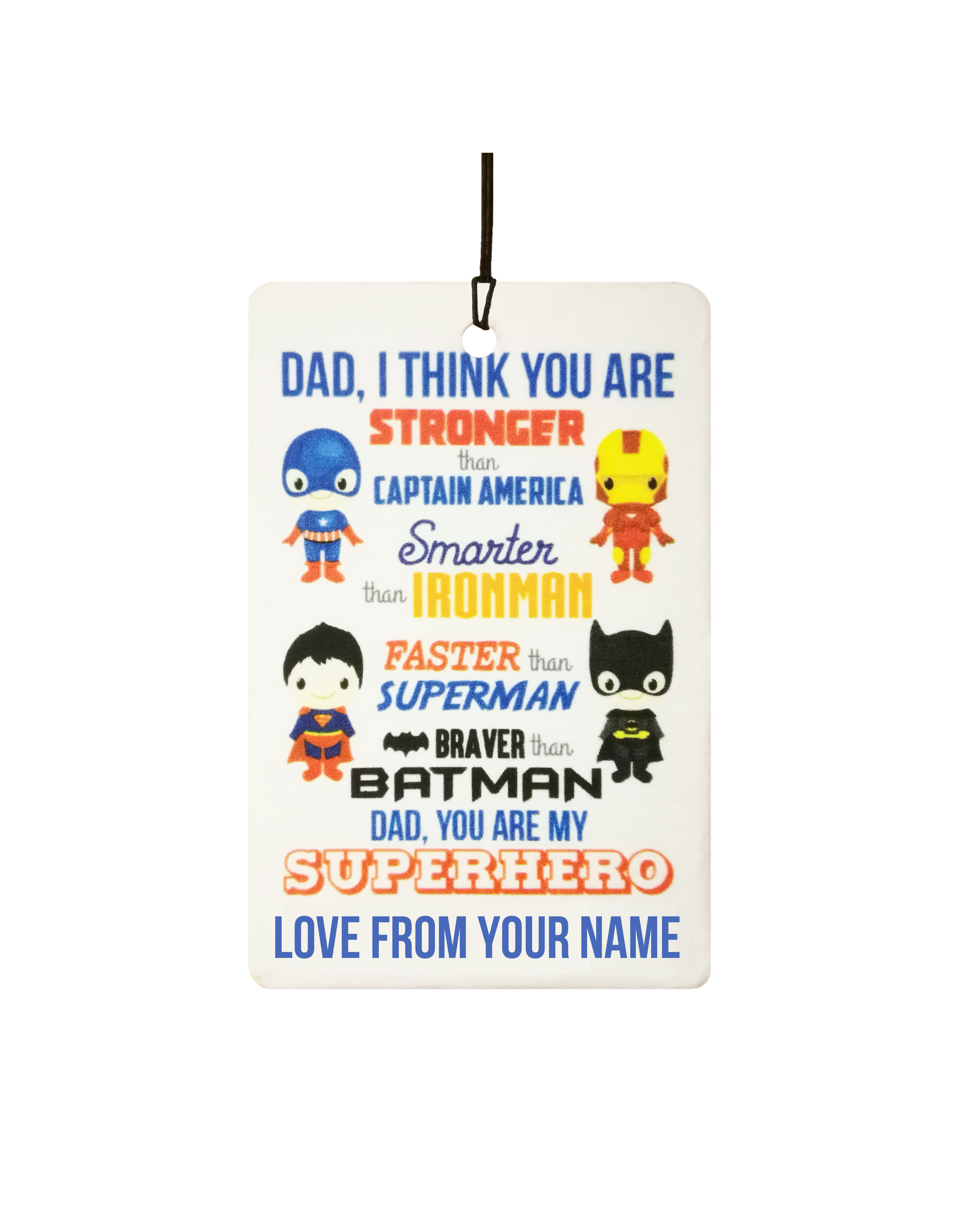 Custom Dad Superhero