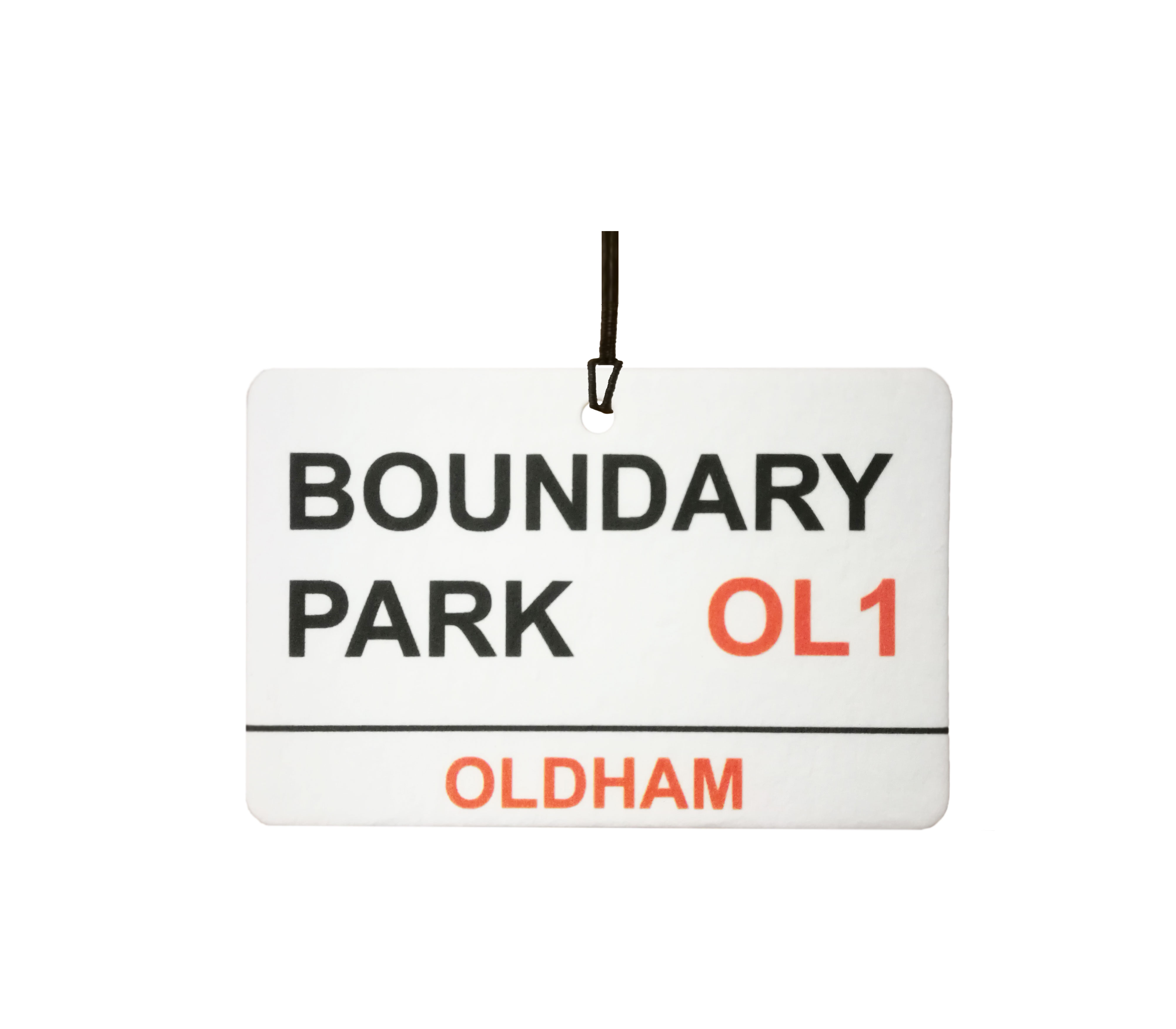 Oldham / Boundary Park Street Sign