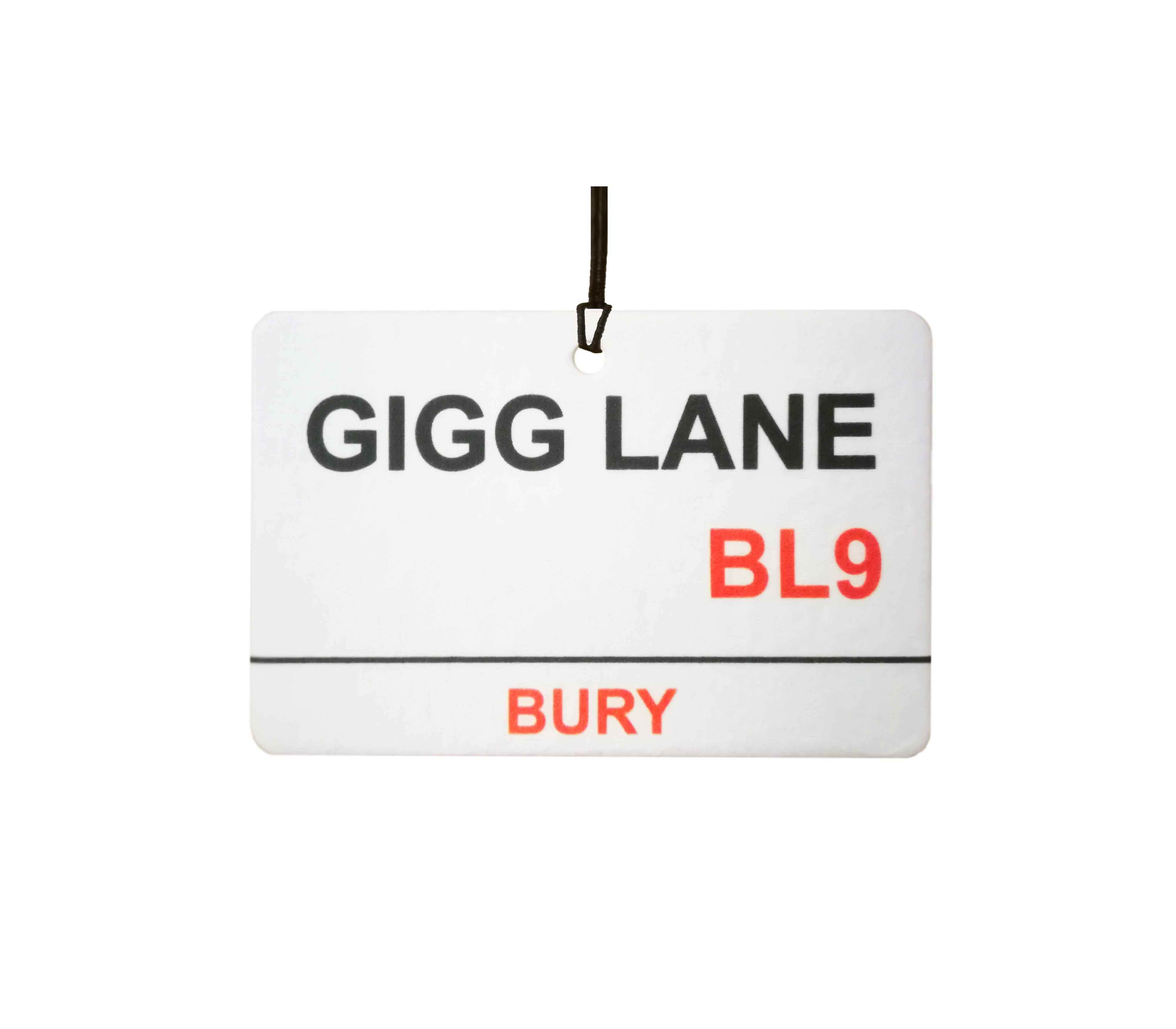 Bury / Gigg Lane Street Sign