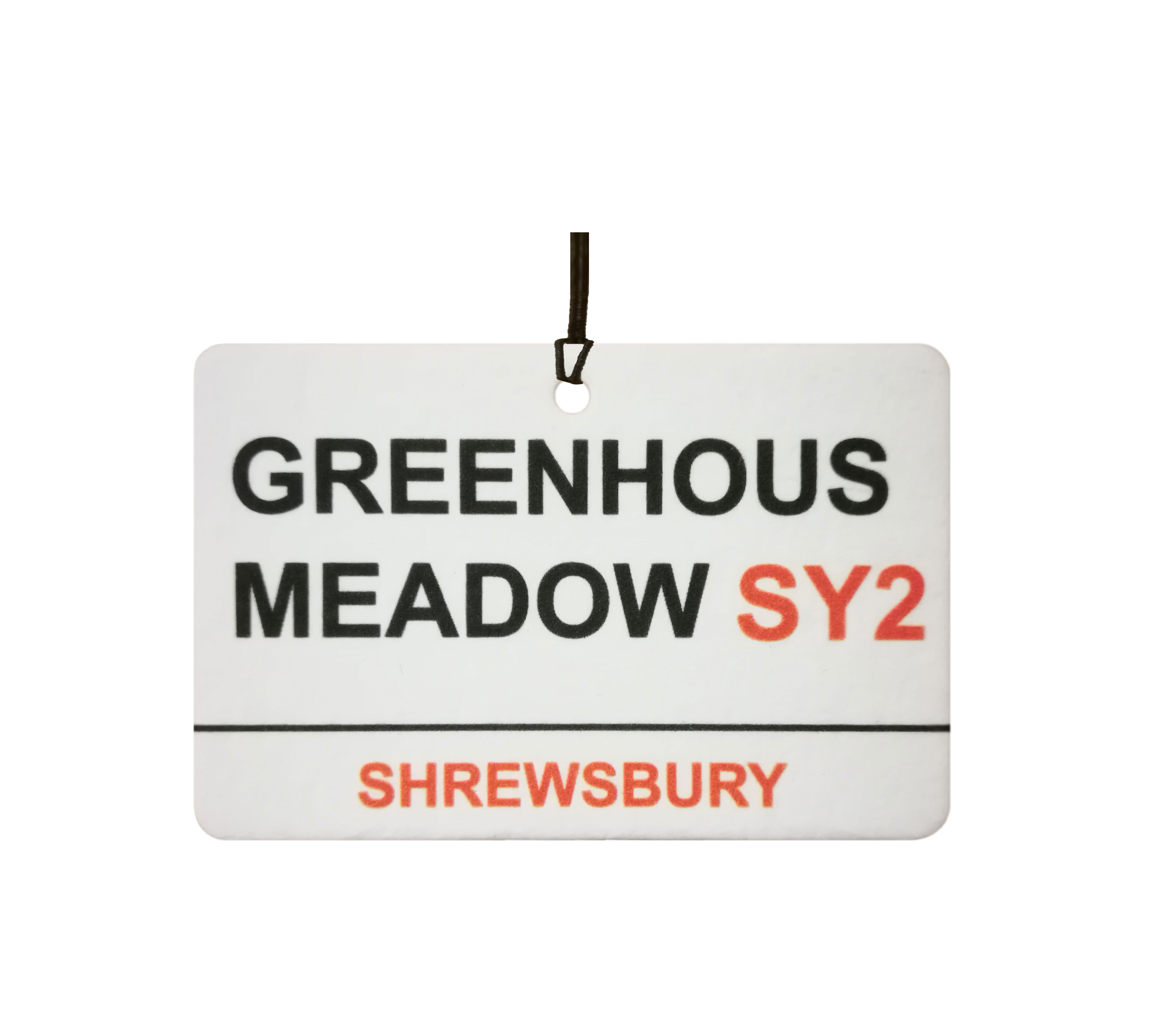Shrewsbury / Greenhous Meadow Street Sign