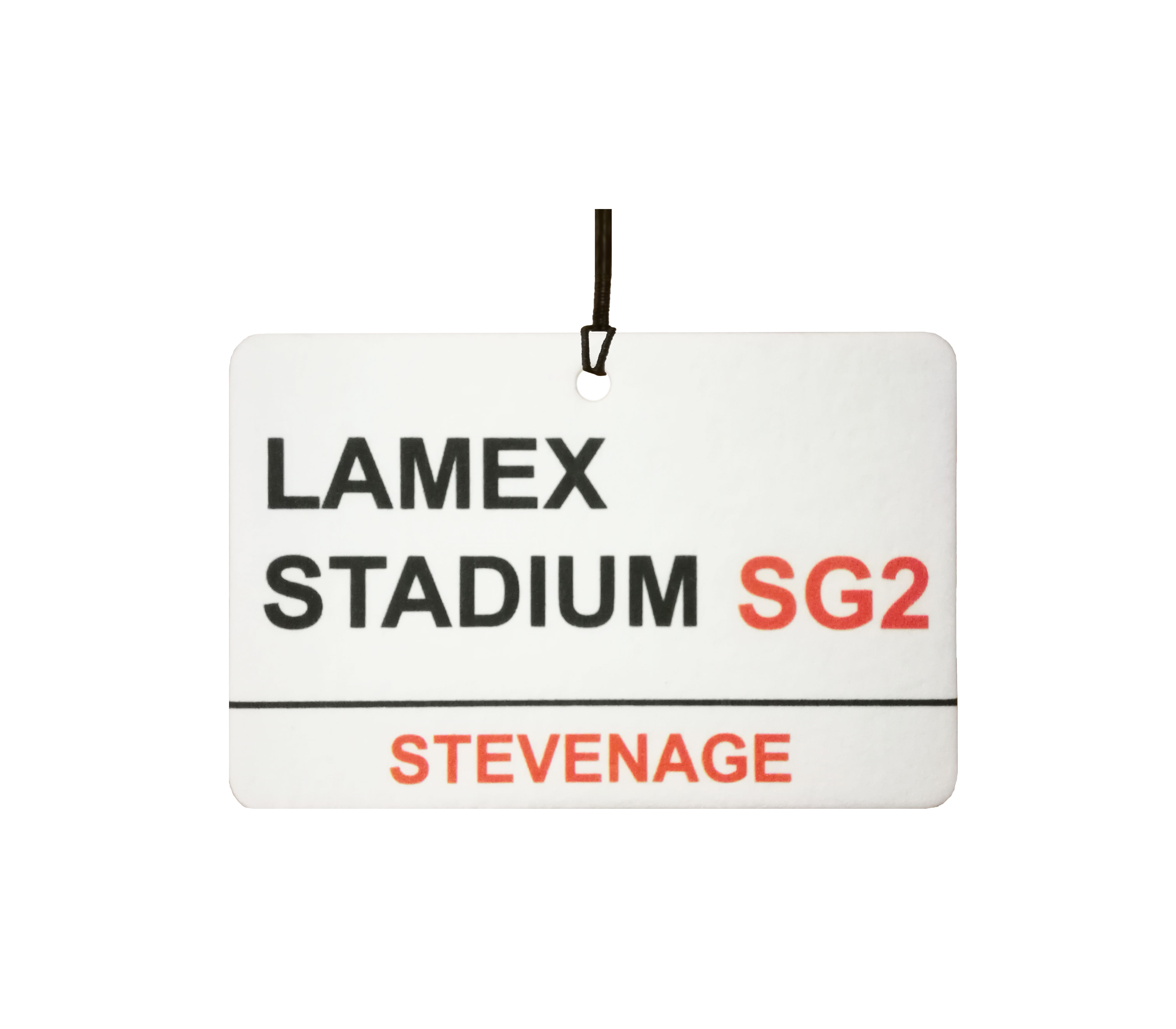 Stevenage / Lamex Stadium Street Sign