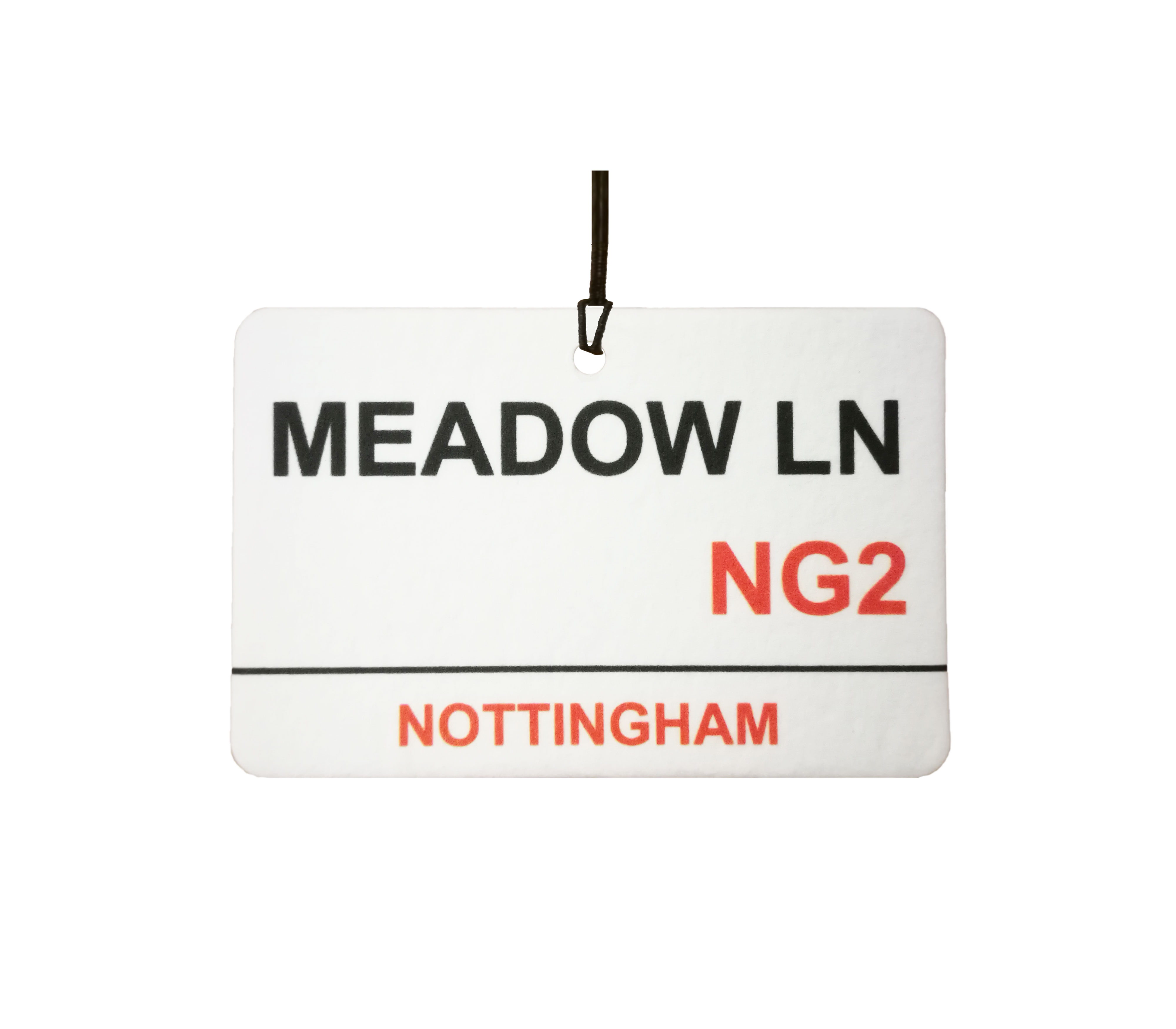 Nottingham / Meadow Lane Street Sign