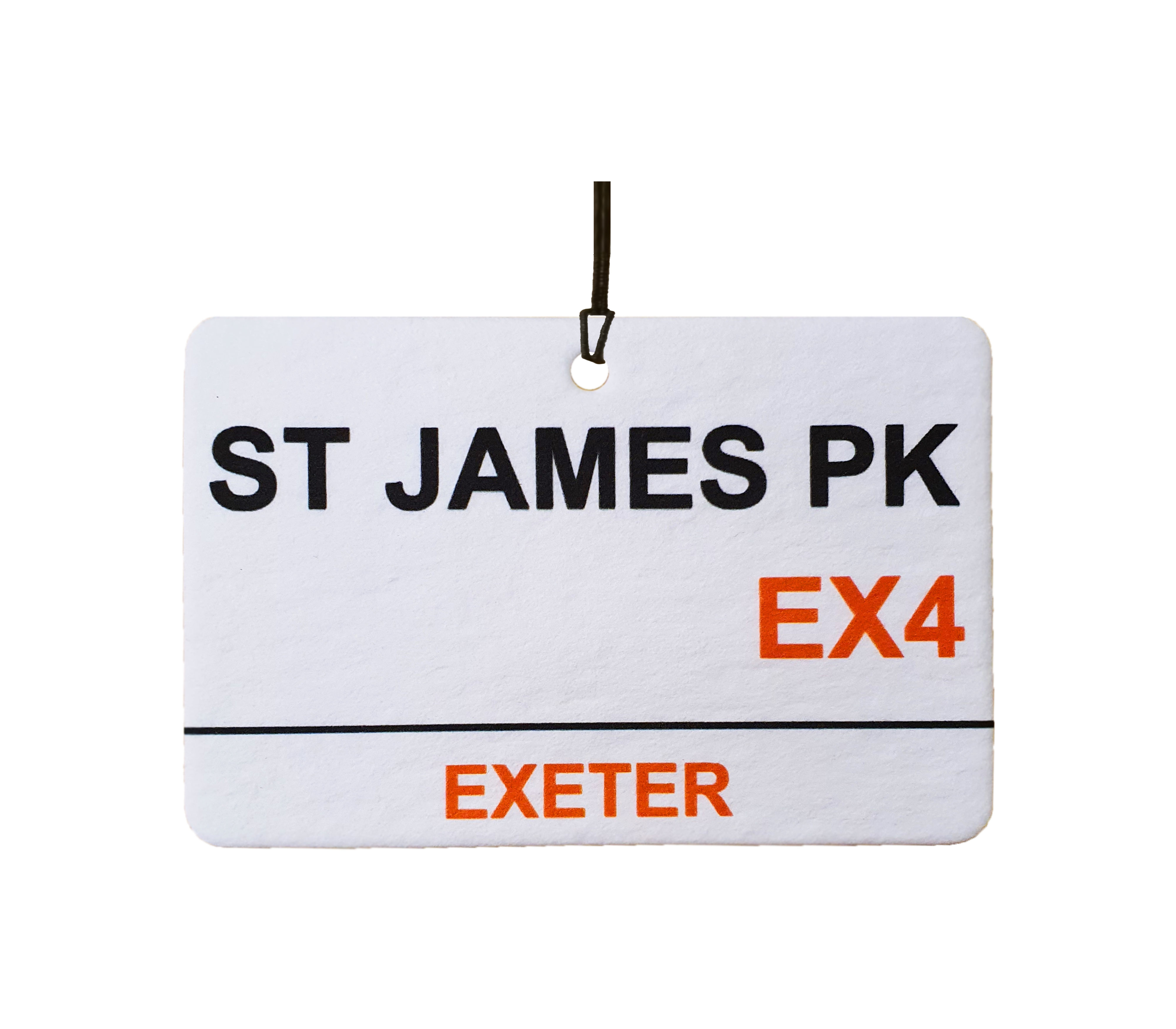 Exeter / St James Park Street Sign