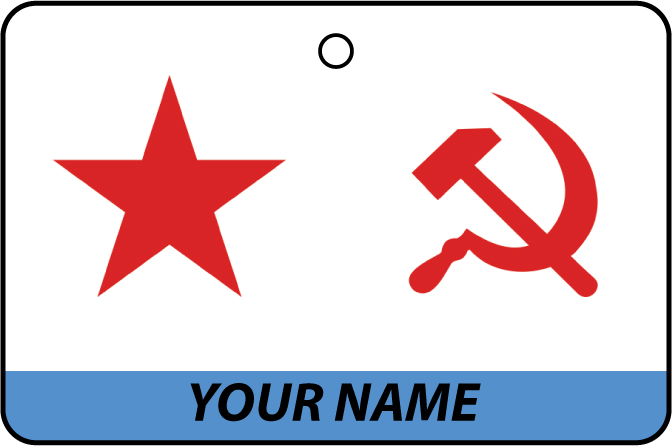 Personalised Soviet Union Navy Ensign