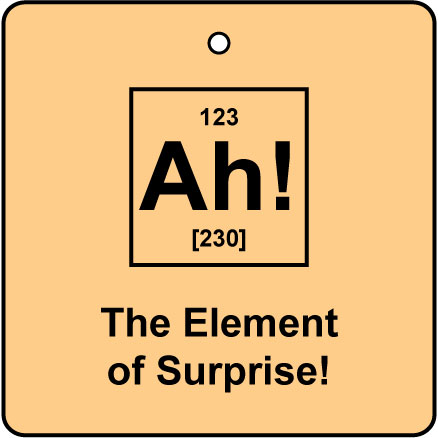 Ah! The Element Of Surprise