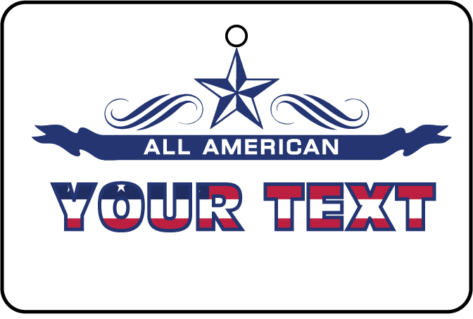 Custom All American Your Text