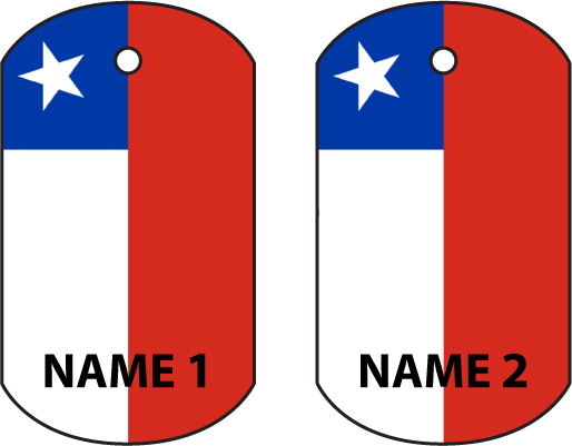 Personalised Chile Dog Tag