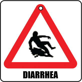 Diarrhea Novelty Road Sign