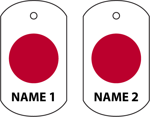 Personalised Japan Dog Tag