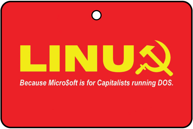Linux Because Microsoft Is For Capitalists