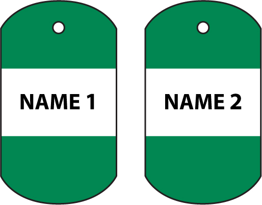 Personalised Nigeria Dog Tag