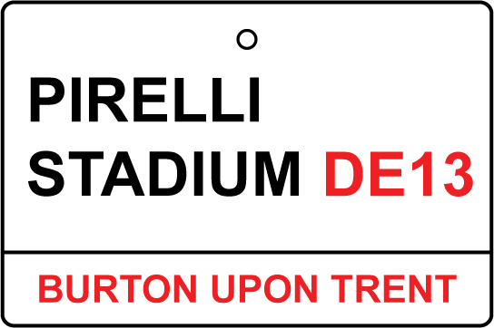 Burton Albion / Pirelli Stadium Street Sign