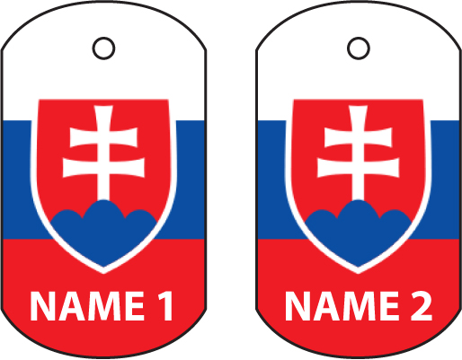 Personalised Slovakia Dog Tag