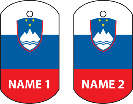 Personalised Slovenia Dog Tag