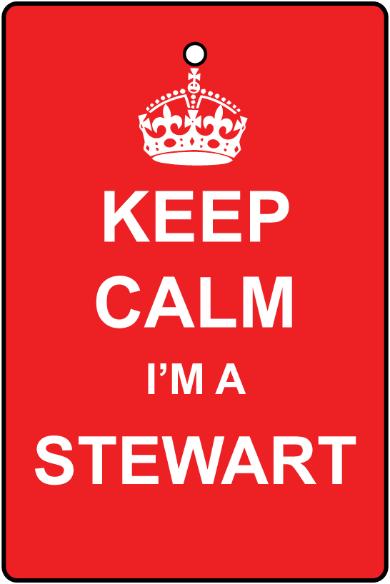 Keep Calm I'm  A Stewart