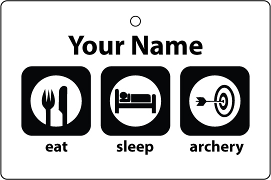 Personalised Eat Sleep Archery