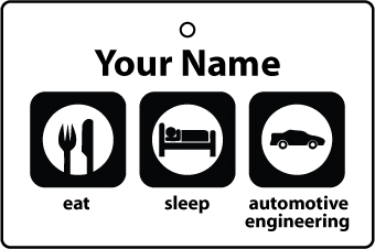 Personalised Eat Sleep Automotive Engineering