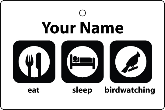 Personalised Eat Sleep Birdwatching