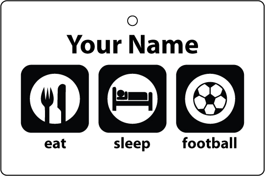 Personalised Eat Sleep Football