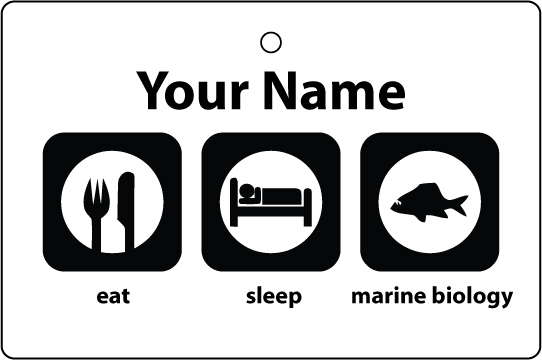 Personalised Eat Sleep Marine Biology