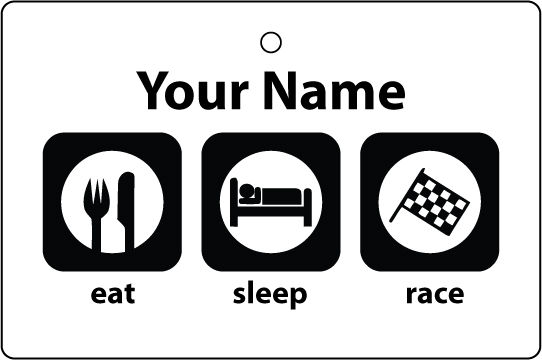 Personalised Eat Sleep Racing