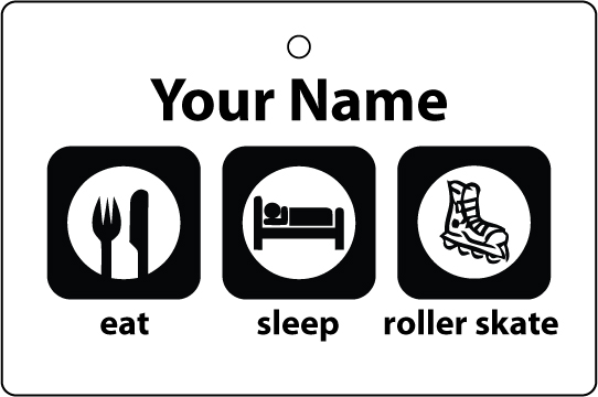 Personalised Eat Sleep Roller Skating