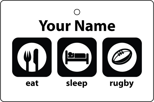 Personalised Eat Sleep Rugby