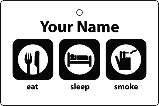 Personalised Eat Sleep Smoke