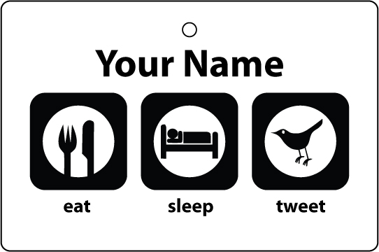 Personalised Eat Sleep Tweet