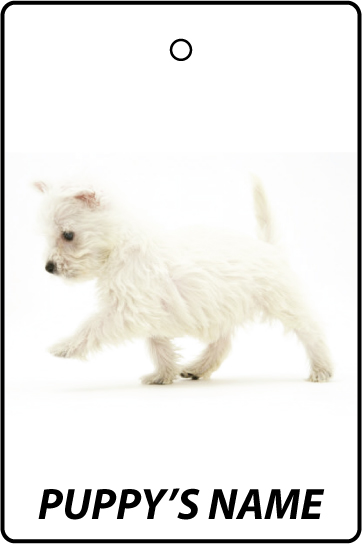 Personalised West Highland Terrier Puppy